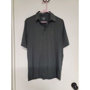 ~ mens grey Greg Norman athletic polo - size small